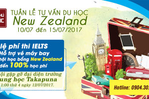 TUẦN LỄ DU HỌC NEW ZEALAND – CƠ HỘI GIAO LƯU CÙNG ĐẠI DIỆN TRƯỜNG TRUNG HỌC TAKAPUNA