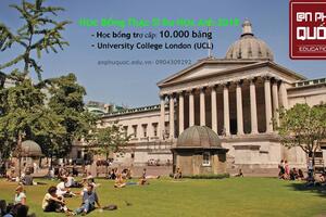 HỌC BỔNG THẠC SĨ TRƯỜNG GOVLNSIDER, UNIVERSITY COLLEGE LONDON (UCL), ANH 2018