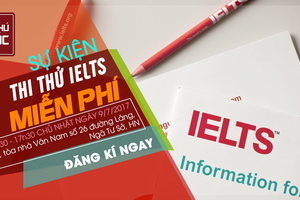 AN PHÚ QUỐC TỔ CHỨC THI THỬ IELTS MIỄN PHÍ