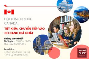 HỘI THẢO DU HỌC CANADA 2016