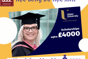 CÙNG SĂN HỌC BỔNG UK TRỊ GIÁ LÊN ĐẾN £4000
