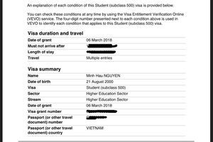 CHƯA HOÀN THIỆN XONG CHƯƠNG TRÌNH HỌC LỚP 12. IELTS 5.0 NHƯNG VẪN NHẬN ĐƯỢC VISA DU HỌC ÚC TRƯỜNG DEAKIN !!!!!!!!