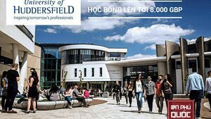HỌC BỔNG LÊN TỚI 8000 GBP CỦA ĐẠI HỌC HUDDERSFIELD