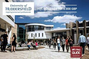 HỌC BỔNG LÊN TỚI 8000 GBP CỦA ĐẠI HỌC HUDDERSFIELD